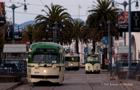A sea of green on the Embarcadero